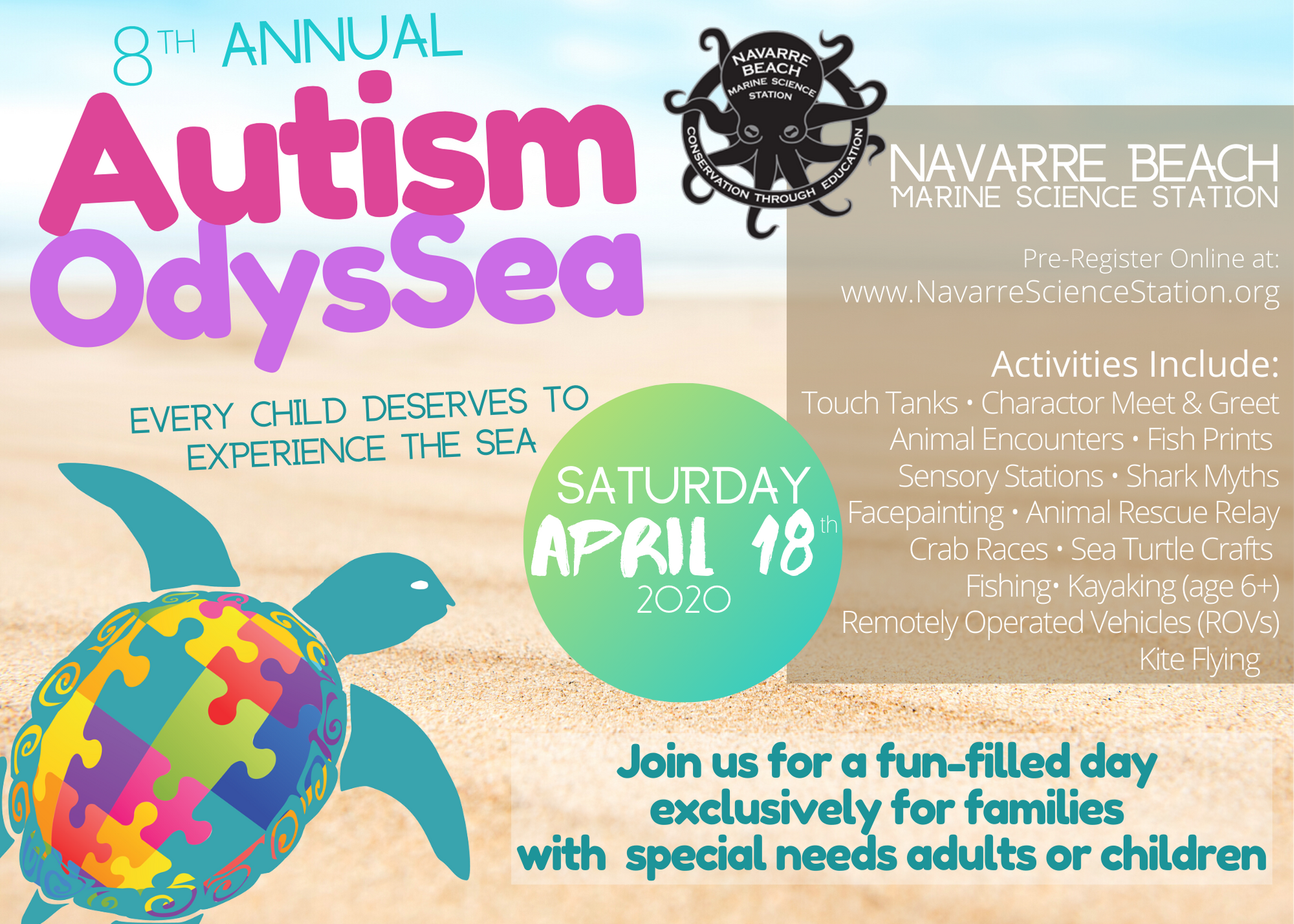 8th Annual Autism OdysSea 4/18/20 POSTPONED image